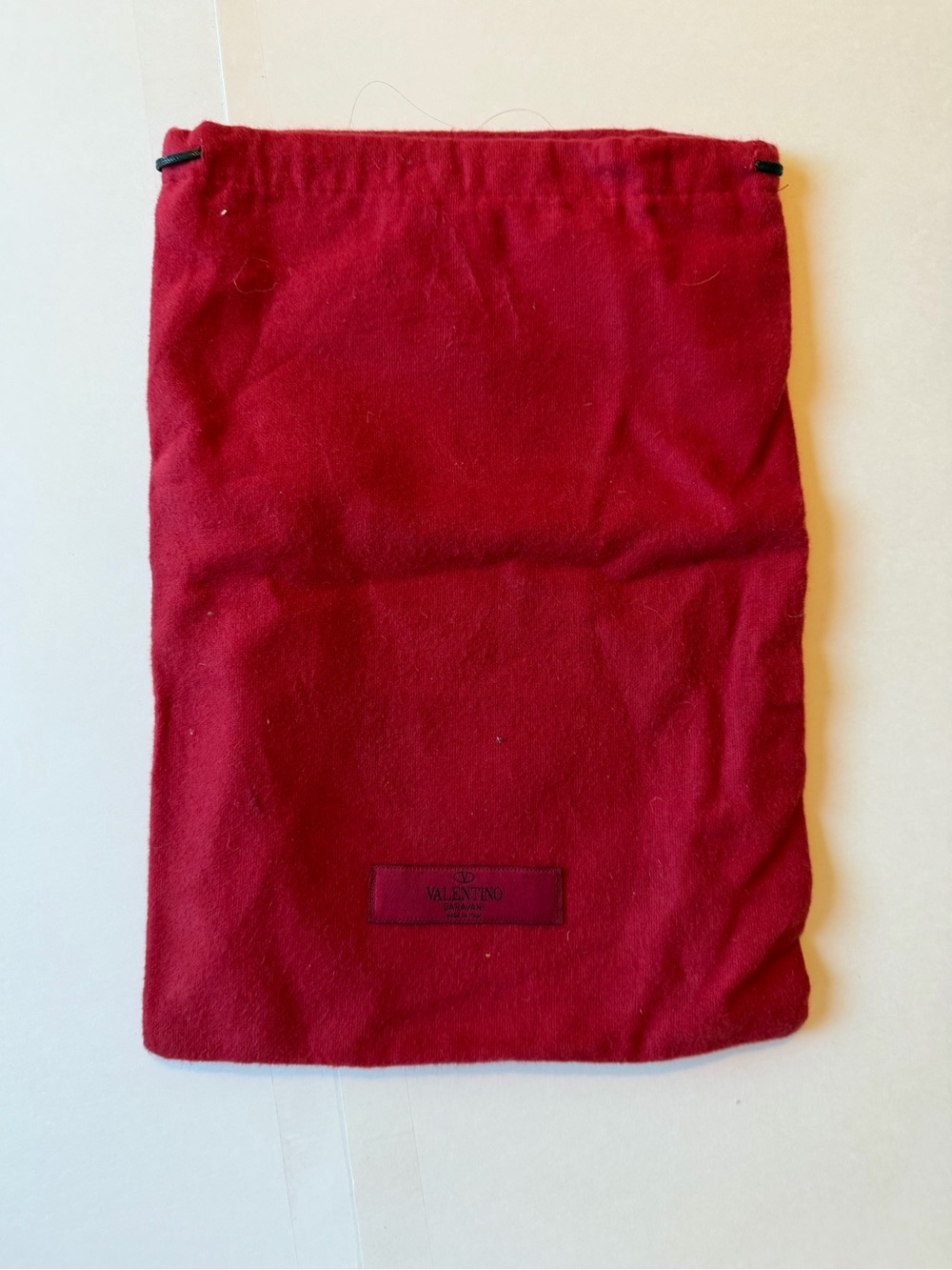 Valentino Red Drawstring Dust Bag
